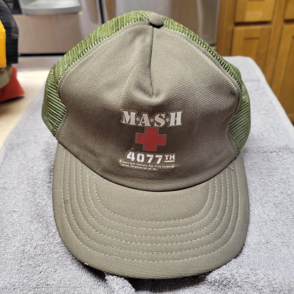 Mash 4077th mesh back snapback trucker hat vintage 20th Century Fox